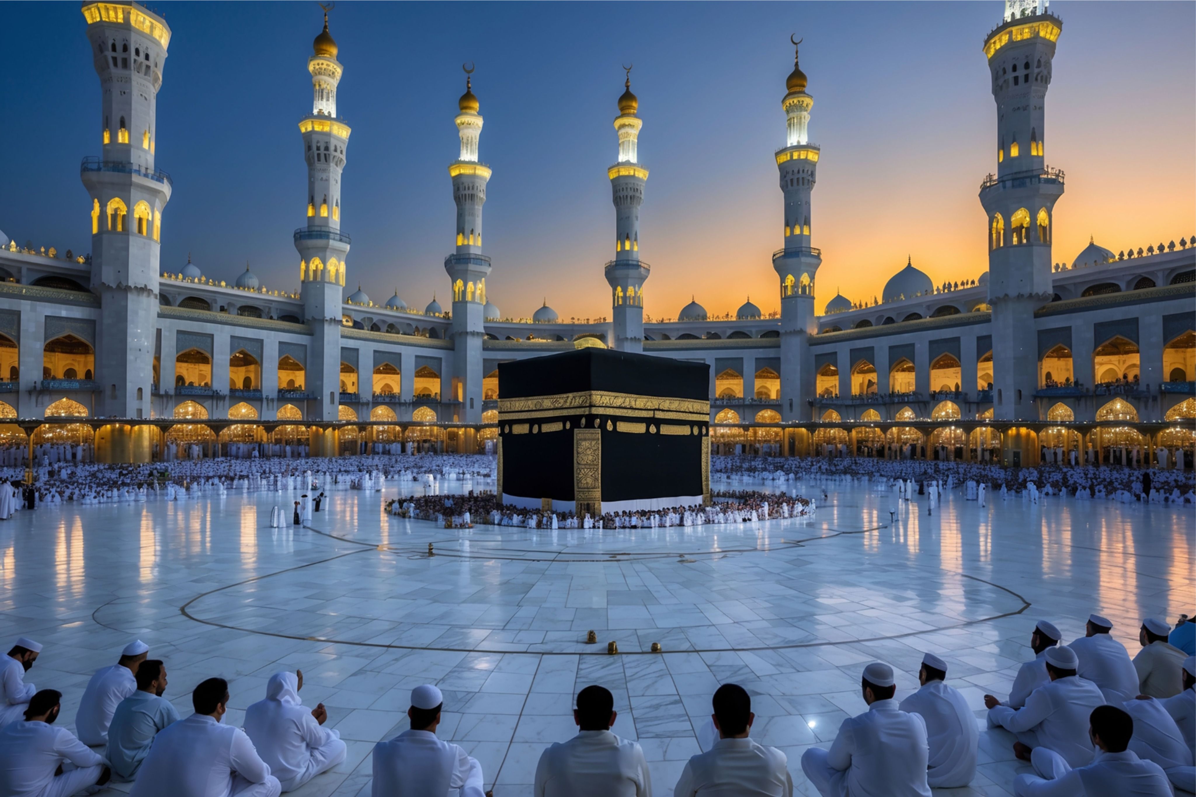 Beautiful background depicting holy pilgrimage destinations