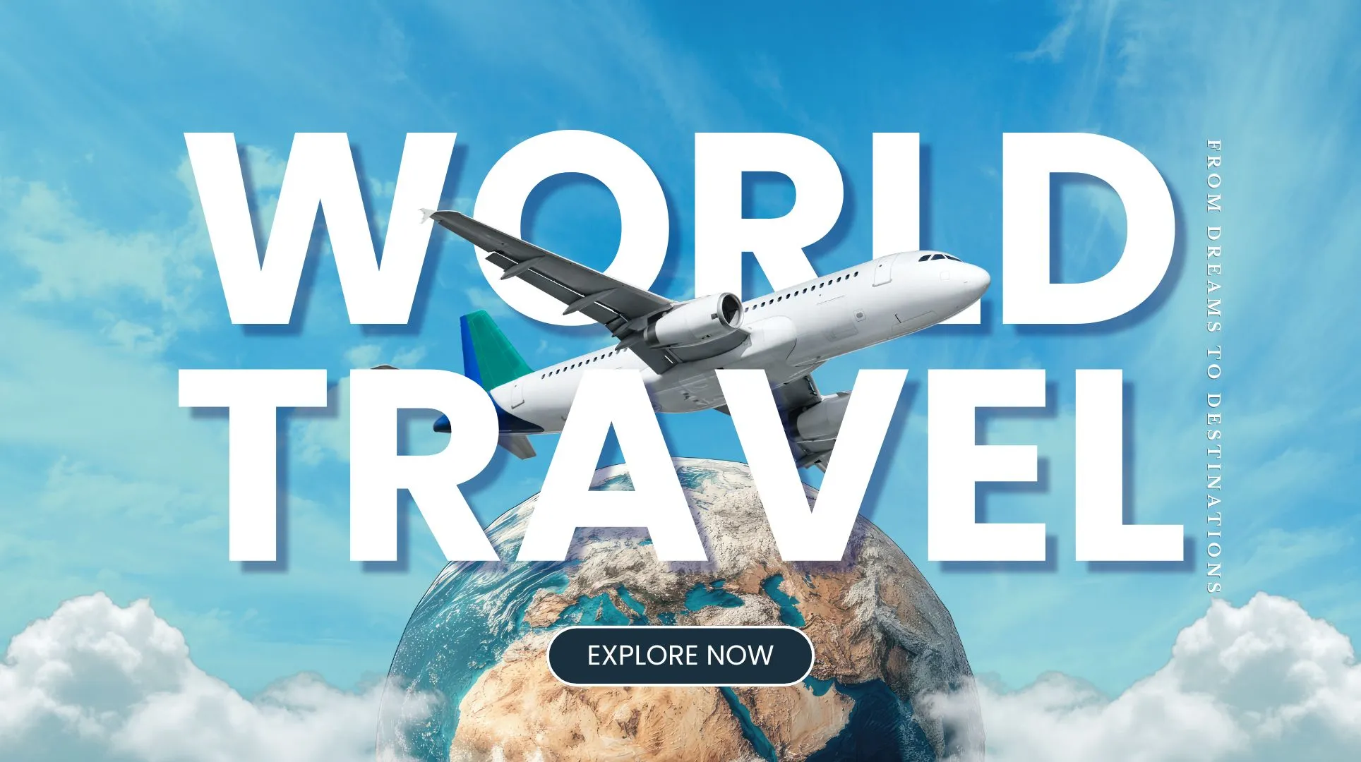 Aerial view of the world